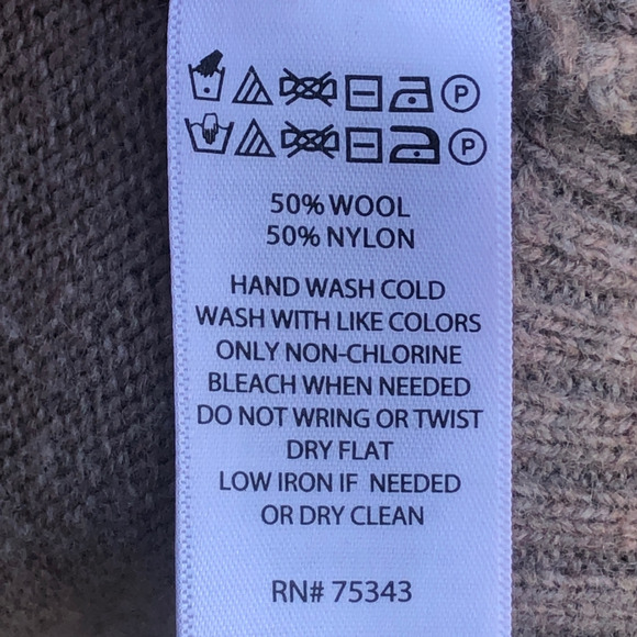 C&C California Sweater Womens Size Large Tan Wool Blend Turtleneck‎ Pullover - Picture 3 of 9